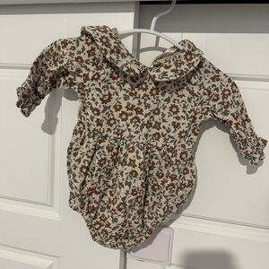 Rylee + Cru Floral Print Baby Romper